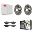 thumbnail image 1 of Transit Auto Rear Disc Brake Rotors and Ceramic Pads Kit for Car Honda Civic Insight K8T-103248, 1 of 11