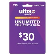 Ultra Mobile Prepaid Wireless $30 e-Pin Top Up (Email Delivery)