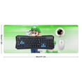 thumbnail image 2 of Luigi's Mansion Anime Extended Gaming Mouse Pad No-sliped Large Desk Mat Stitched Edge Keyboard Mat Mousepad, 2 of 8