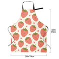 thumbnail image 5 of Picia Hand Drawn Strawberry Waterproof Apron for Unisex Adult - Adjustable Bib Apron with Pockets, Ideal for Cooking, Gardening, Painting, and Household Chores, 5 of 9