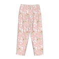 thumbnail image 5 of Naloa Easter Bunny Print Women’s Ultra-Soft Comfy Pajama Lounge Pants with Pockets & Drawstring, 5 of 8