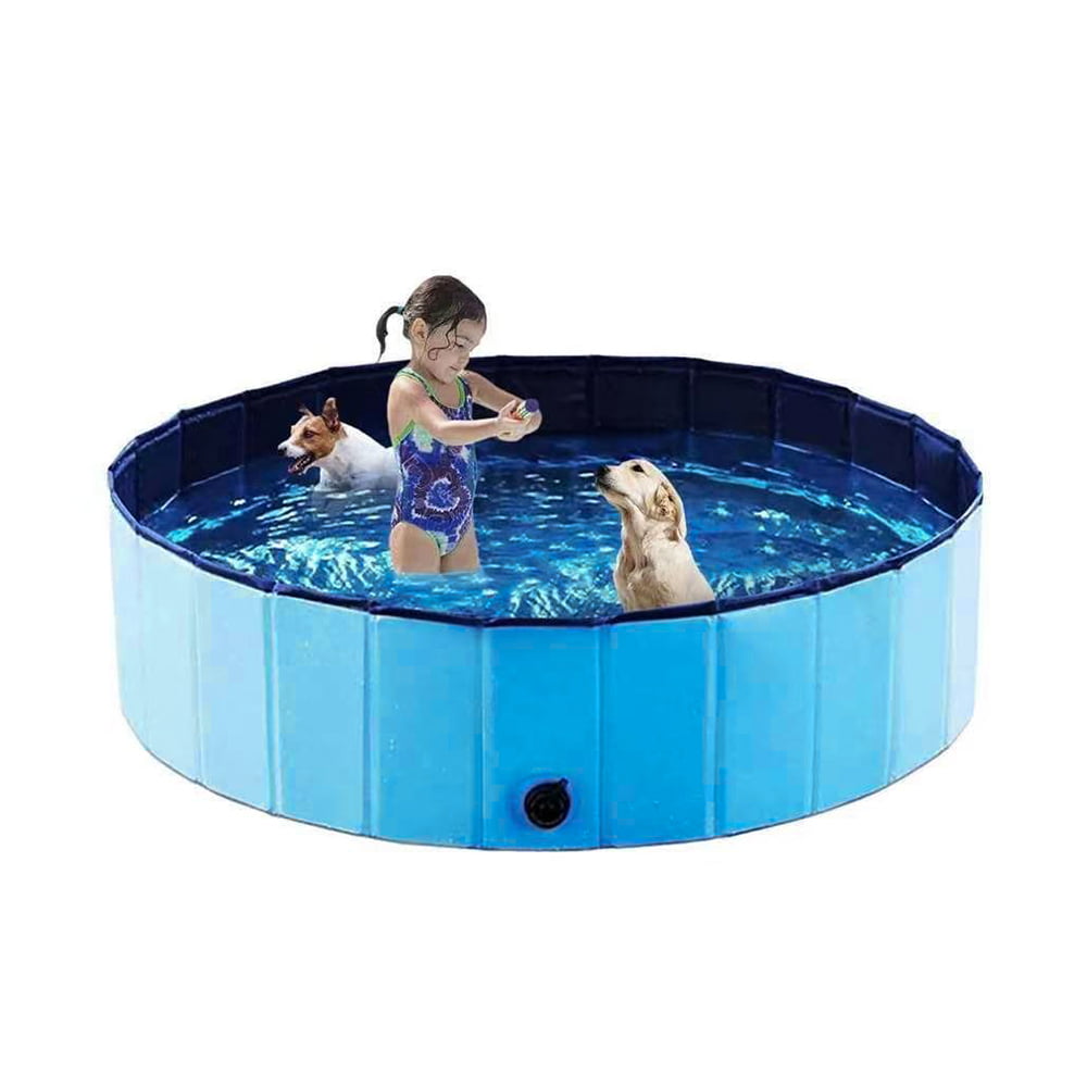 Details about   Jasonwell Foldable Pet Bath Swimming Pool Collapsible Summer Kids & Dog Bathing 