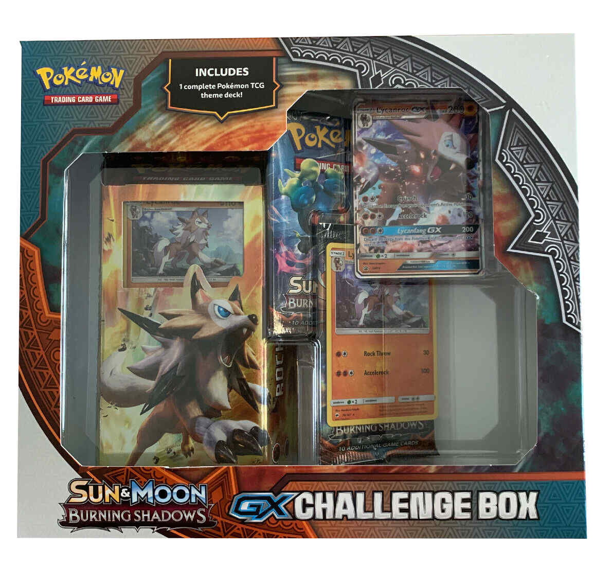POKEMON Trading Cards Sun & Moon Burning Shadows GX Challenge Box NIB NEW 