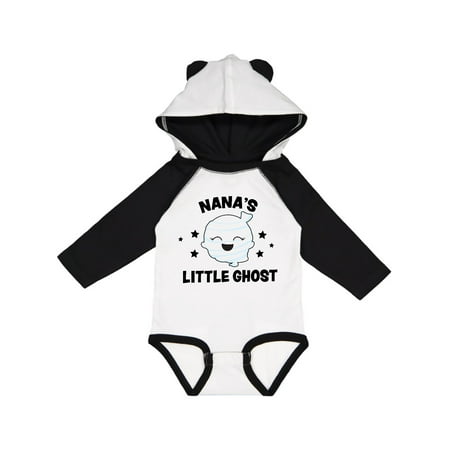 

Inktastic Cute Nana s Little Ghost with Stars Gift Baby Girl Long Sleeve Bodysuit