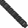 thumbnail image 1 of Stainless Steel Brushed And Polished Black Ip-Plated 8.5In Bracelet Made In China -Jewelry By Sweet Pea, 1 of 8