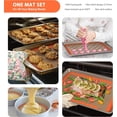 thumbnail image 3 of Silicone Baking Mats - Non Slip, Non Stick Reusable Mats, Oven Liner, Counter Mat, Set of 6, 3 of 4