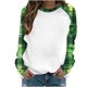 thumbnail image 3 of TaTaai Ladies Long Sleeve Raglan Sweatshirt Crewneck St Patricks Day Print Casual Pullover Loose Fit Holiday Graphic Top Gift, 3 of 5