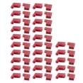 thumbnail image 1 of Unique Bargains 50Pcs Flag Crimp Terminals Female Nylon Fully Insulated Wire Connectors Red, 1 of 3
