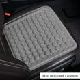 thumbnail image 3 of Summer Cooling Gel Seat Cushion, Honeycomb Breathable Design, Office Chair Pad, Long Sitting Comfort, Ventilated for Car Home, Non-Slip, Odorless, Pressure Relief, 38x38cm, 3 of 3