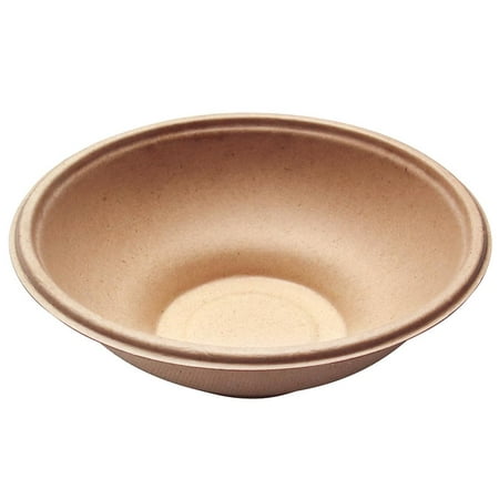 Paper Plan ((250 Sets) 22 oz Round Disposable Bowls and Lids with Natural Sugarcane Bagasse Fibers PLA Coating Eco Friendly Environmental Paper Plastic Bowl Alternative 100% by-product Tree Free Hot Liquids)
