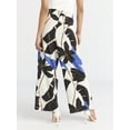 thumbnail image 5 of Sofia Jeans Women's and Women's Plus Drape Wide Leg Pants, 27" Inseam, Sizes XS-4X, 5 of 6