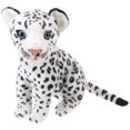 thumbnail image 2 of 1Pcs Plush Animal Stuffed Snow Leopard Figurine Assorted Color Decoration Gift Companion Home Play, 2 of 8