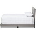 thumbnail image 3 of Baxton Studio Cassandra Tufted Full Low Profile Bed in Light Gray, 3 of 7
