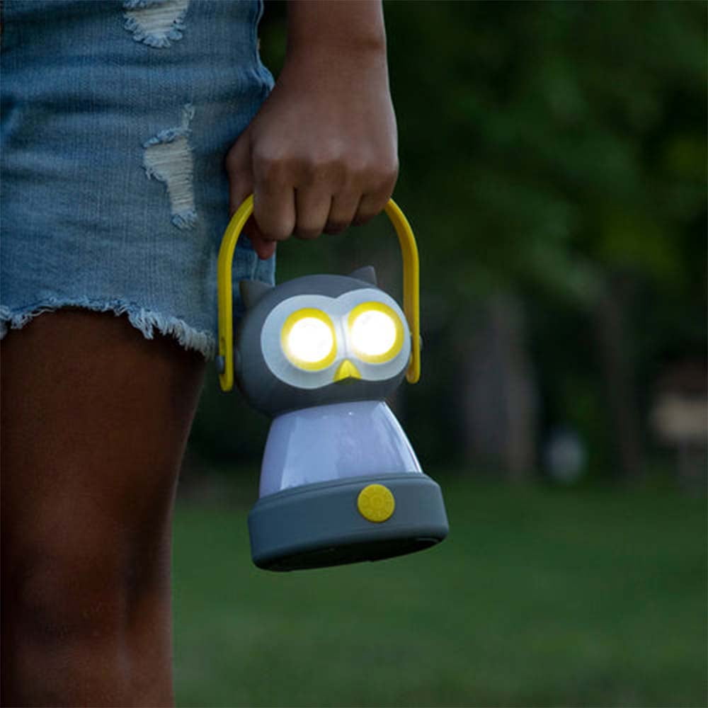 FANT.LUX Owl Themed Headlamp and Lantern Combo for Camping Outdoor Equipment Battery Powered Lightweight Tent Lamp