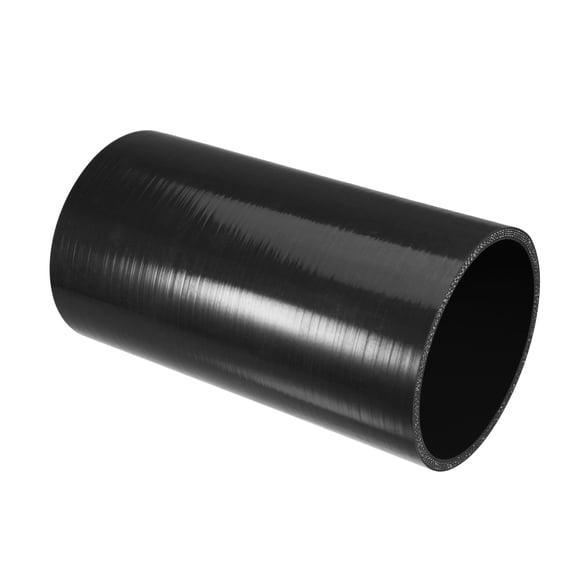 Unique Bargains 200mm 7.87' Long Coupleur en Silicone Universel Droit Turbo Tuyau de Remplacement Noir