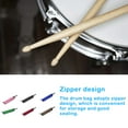 thumbnail image 4 of Langgg Sac pour Tambour Réutilisable Portable Imperméable Durable Sacs pour Baguettes Pochette de Rangement Sangle d'Épaule Accessoires de Percussion Type 1 Type 1, 4 of 6