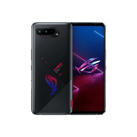 ASUS ROG Phone 5s 6.78” FHD+ 64MP/13MP/5MP Triple Camera with 24MP Front Camera 12GB RAM 512GB Storage 5G LTE Unlocked Dual SIM Cell Phone Black