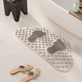thumbnail image 4 of Fiudx Alfombrilla de Baño Antideslizante con Ventosa Resistente, Cómodo Masaje de Pies, Uso En Seco y Húmedo, Multiusos, Ducha Doméstica, 50 X 80 Cm., 4 of 6