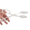 thumbnail image 2 of Unique Bargains Kitchenware Metal Food Salad Server Mixing Clamp Tong Silver Tone 26cm Length, 2 of 4