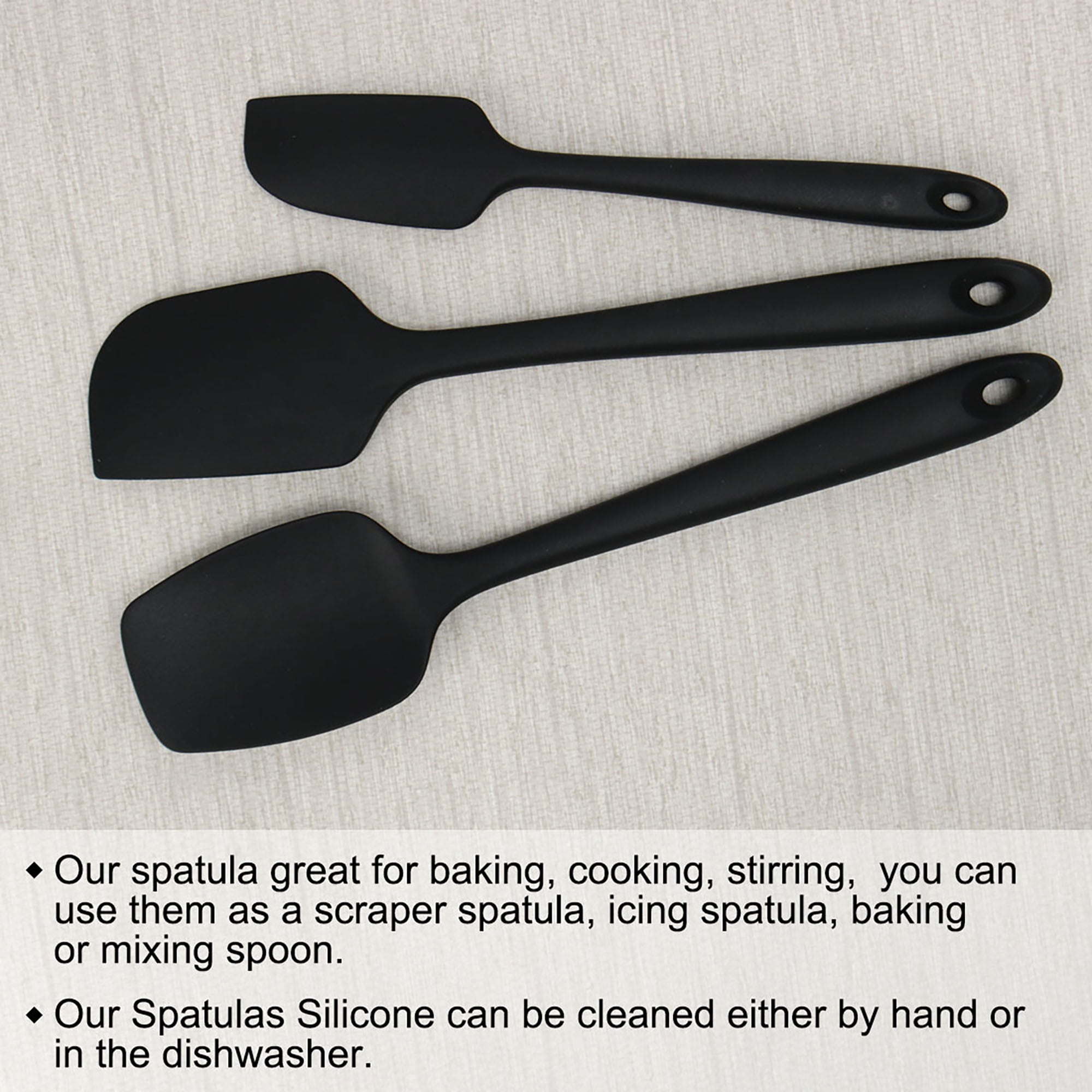 white spatula set
