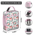 thumbnail image 3 of Wildflower Insulated Lunch Bag Box Student Reusable Lunch Tote Bag Fit Most Bento Boxes Lunch Tote Portable Bag Work Beach, 3 of 6