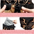 thumbnail image 4 of Elk Deer Foldable Car Trash Bin with Lid, Leak-proof Hanging Storage Bag - Mini Trash Can for Car, 4 of 6