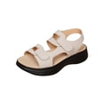 thumbnail image 1 of Zapatos de Verano Casuales para Mujeres de Moda Y Casual Primavera Y Verano Desgaste Exterior Cómodos Zapatos de Pie Abierto de Playa con Suela Gruesa con Correas Sandalias, 1 of 9