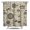White-158, variant on Anchors Shower Curtain Waterproof Fabric with Plastic Hooks, Nautical Coastal Marine Sea Boat Waves Ocean Lighthouse Bathroom Shower Curtain, Map Compass Coral Fishing Travel Pattern