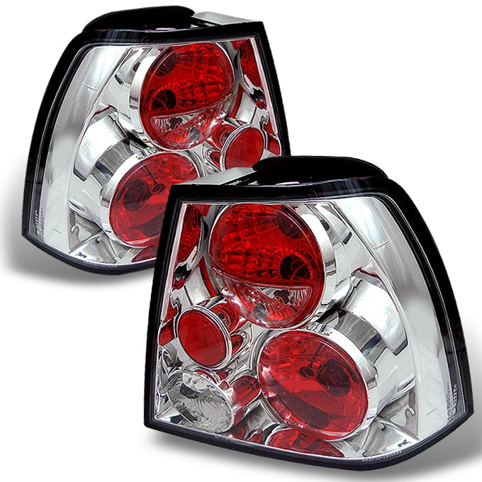 Fits 9905 Volkswagen Jetta Mk4 Tdi Gli Chrome Clear Tail Brake Lights