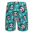 thumbnail image 6 of Kdxio Skull Cat Pattern Mens Casual Shorts - Drawstring Summer Beach Sports Shorts for Men, 6 of 9