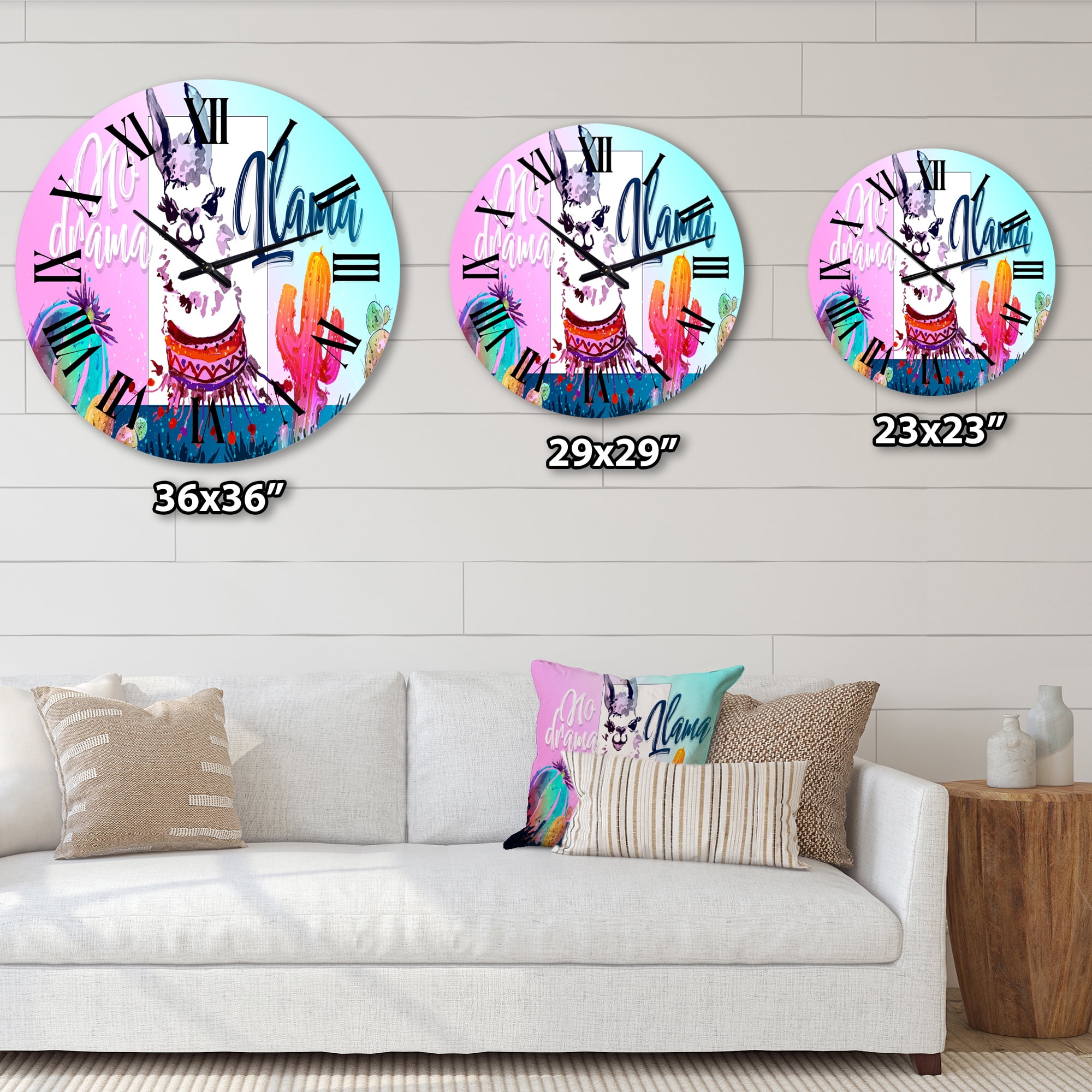 Designart 1 in Quartz Wall Clock