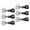 Gray, variant on 6 Pieces Holder Straps Keeper Inflatable Boat Paddle Storage Durable Clip for Rowing, Canoe, Watercraft White