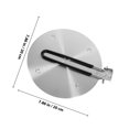 thumbnail image 2 of OUNONA Kitchen Heat Diffuser Silver Induction Cooker Adapter Plate Foldable Design 1Pcs, 2 of 8