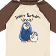 thumbnail image 4 of Inktastic Happy Birthday, Uncle Cute Penguins Boys or Girls Long Sleeve Baby Bodysuit, 4 of 5