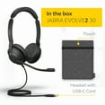 thumbnail image 6 of Jabra Evolve 30 II USB-C UC Stereo Wired Headset, 6 of 6