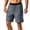 Gray, variant on Mens Classic Shorts Spandex Fabric Drop Waist No Pockets Spandex Fabric Regular Fall Wear Black M