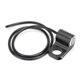 thumbnail image 1 of Interruptor de manillar de modificación de interruptor de luz de punto de acero inoxidable de 22 MM con señal de alimentación, 1 of 5