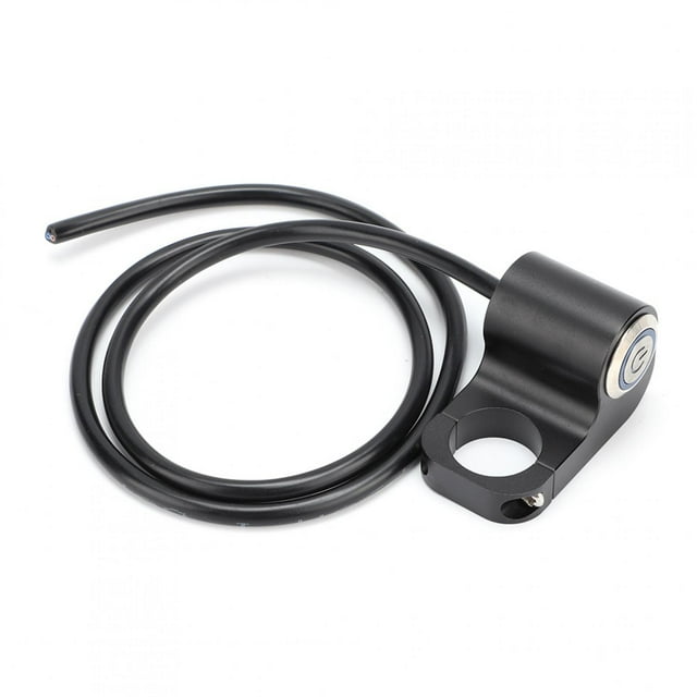 Interrupteur à Spot en Acier Inoxydable 22MM Modification Interrupteur de Guidon avec Panneau d'Alimentation