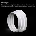 thumbnail image 4 of Unique Bargains Duct Inline Reducer 6.3 - 7' Plastic Duct Adapter Increaser Connector for Kitchen Ventilation Systems, 4 of 5