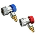 thumbnail image 3 of 2 Pcs Coupler Connector for Charging Hose Air Conditioning Tool Hose Coupler Coupler Connector for Air Conditioning, 3 of 5