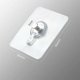 thumbnail image 4 of 15 bridas de pared sin taladro, ganchos transparentes autoadhesivos sin clavos para colgar relojes, fotos, pinturas, 4 of 5