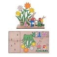 thumbnail image 2 of HongHeng Easter Wooden Table Sign Decoration Spring Freestanding Wood Tabletop Centerpiece Signs Retro Happy Easter Eggs Bunny for Home Table Tiered Tray Party Decor, 2 of 6