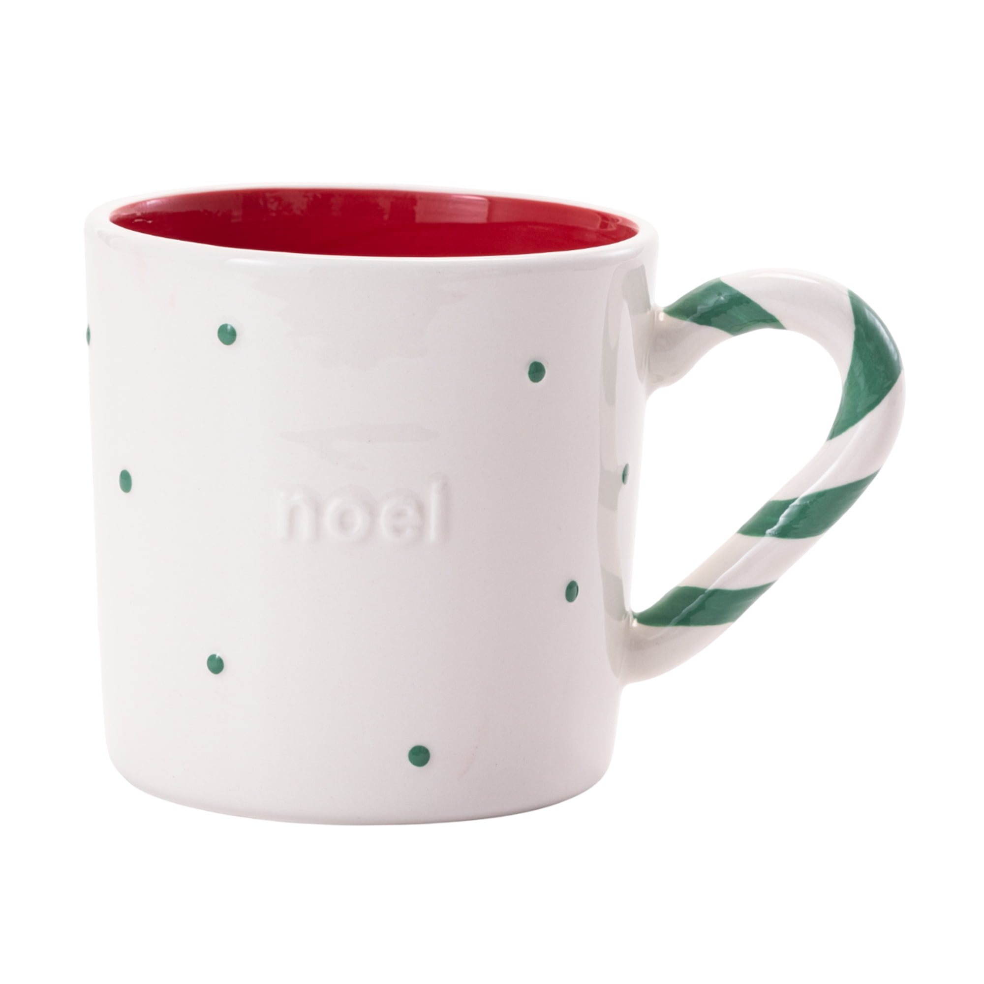 Holiday Time Tasse en céramique gaufrée, 15 oz, 1 pièce Tasse, céramique