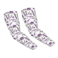 thumbnail image 2 of Goofa Lavender Flowers Pattern UV Sun Protection Arm Sleeves, UPF 50 Sports Cooling Arm Compression Sleeves for Men Women Teenager, 2 of 8