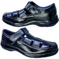 thumbnail image 2 of Sandalia En Piel Borrego Para Hombre Huarache Confort Casual Color Negro MD07, 2 of 6