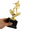 thumbnail image 5 of WASHWEPE Durable Plastic Football Trophy for Sports Events with Lightweight Design and Detailed Player Figurine, 5 of 7