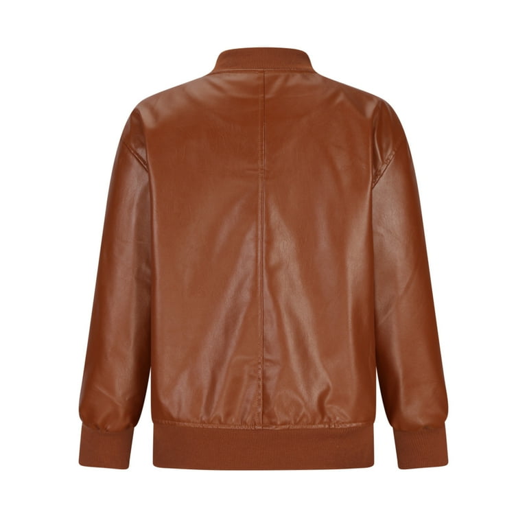 ジャケット・アウター sheller leather like bomber jacket ジャケット・アウター sheller leather like bomber jacket Mens
