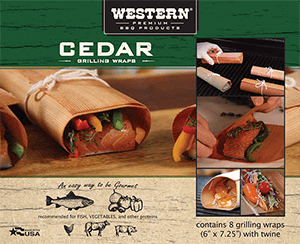 Natural Red Cedar Grilling Wraps 8 Count Fire & Flavor Lot of 4 6"x7.25" ea 