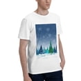 thumbnail image 2 of Bingfone Christmas Trees Men'S Loose Fit Short-Sleeve Pocket T-Shirt, 2 of 7