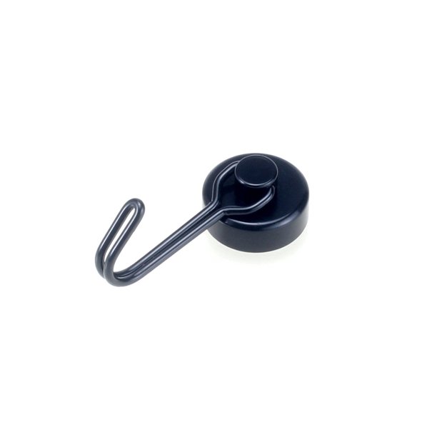 Bewildely Colgador acoplable bufanda llaves gancho de almacenamiento Metal cocina baño titular DIY organizador refrigerador giratorio ahorro de espacio Cocina y Comedor Giratorio de 180° negro Bewildely HA070988-01